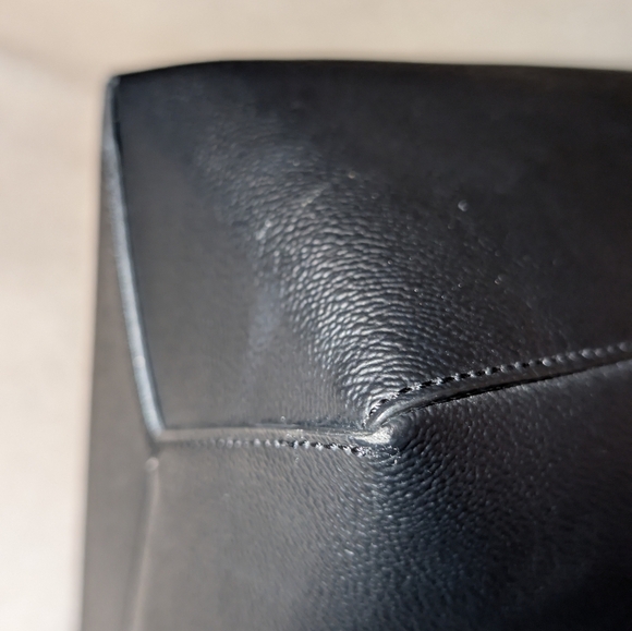 Stella McCartney Vegan Leather Leopard Tote Bag Black EUC COA - Picture 11 of 11